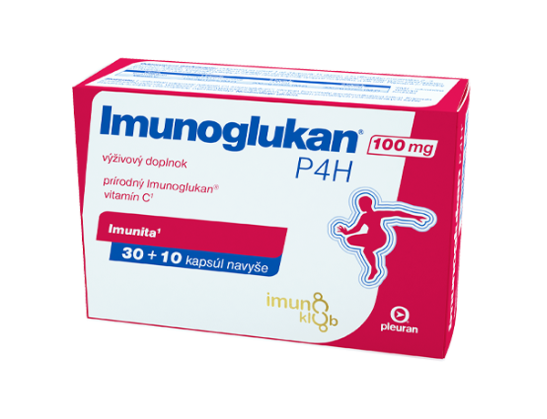 Imunoglukan P4H 100 mg 30+10 kapsúl naviac – Obrázok 1