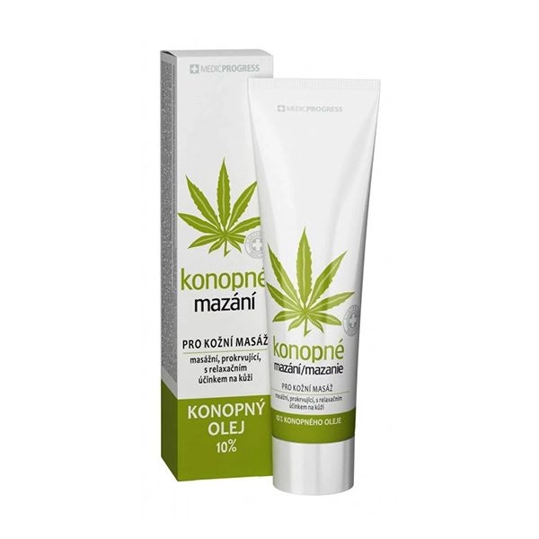 Konopné mazanie 10% konopného oleja 100 ml