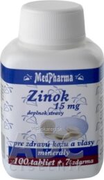 MedPharma ZINOK 15 mg tbl 100+7 zadarmo (107 ks)