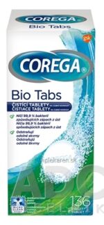 COREGA BIO Tabs antibakteriálne čistiace tablety 1x136 ks