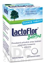 LactoFlor BioPlus 25 žuvacích tabliet