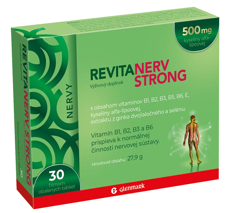 revitanerv REVITANERV STRONG 30 tabliet – Obrázok 1