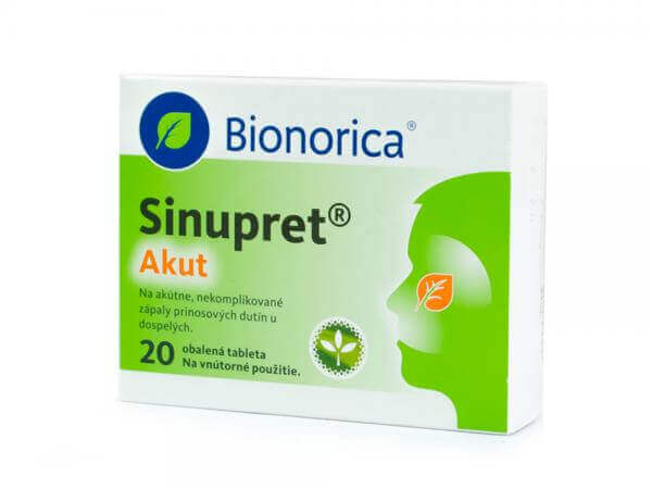 Sinupret Akut 20 tabliet – Obrázok 1