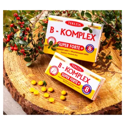 TEREZIA B-KOMPLEX SUPER FORTE+ 100 tabliet – Obrázok 2