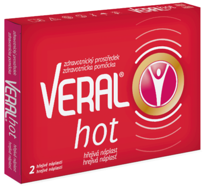 VERAL HOT hrejivá náplasť 2 ks