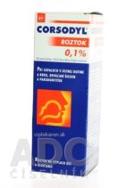 CORSODYL 0,1% ústna voda 1x200 ml