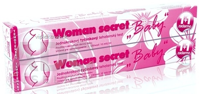 yus2ir0_400x400 Woman secret BABY tehotenský test tyčinkový (1+1 zadarmo) 1x2 ks – Obrázok 1