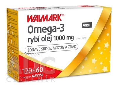 zrhjmd0_400x400 WALMARK Omega-3 rybí olej FORTE PROMO 2019 cps 120+60 navyše (180 ks) – Obrázok 1