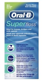 Oral-B Super floss Mint ZUBNÁ NIŤ 1x50 ks