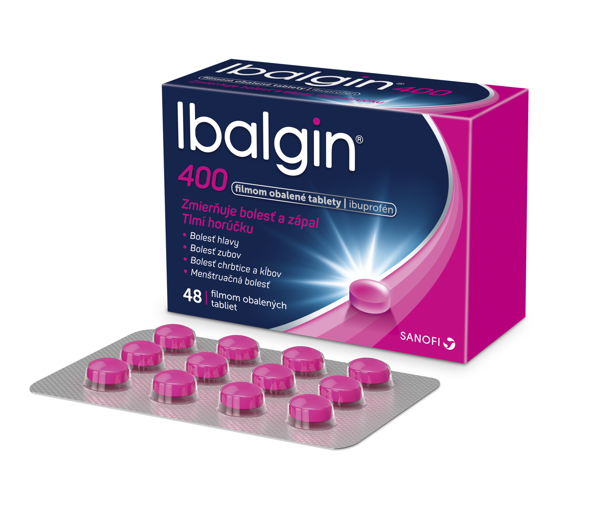 Ibalgin 400 mg 48 tabliet – Obrázok 2