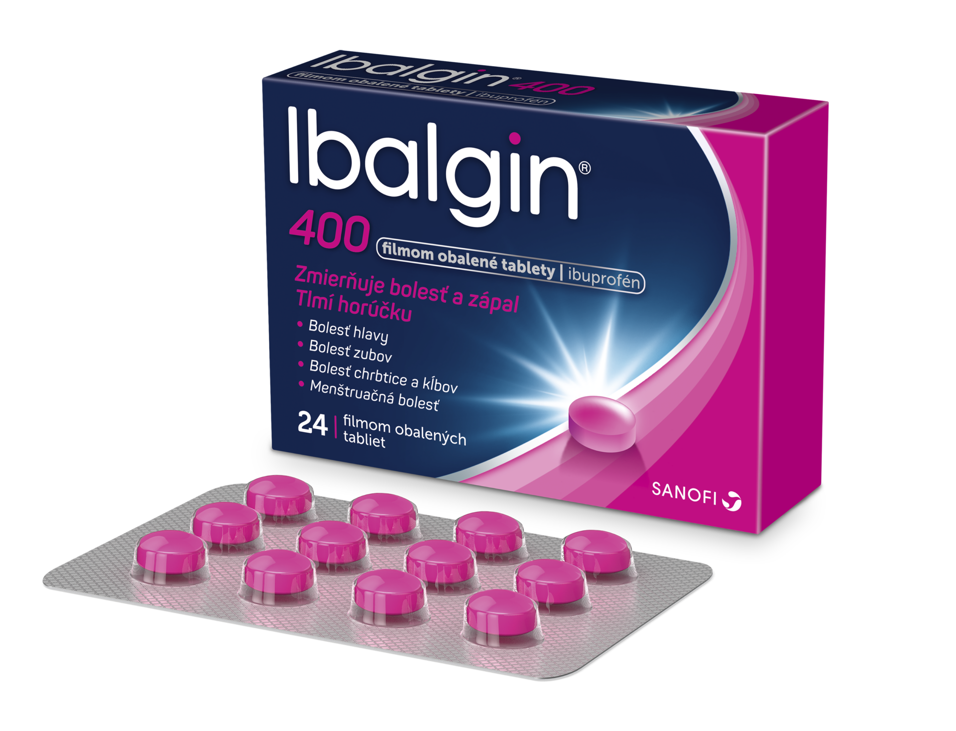 Ibalgin 400 mg 24 tabliet – Obrázok 2