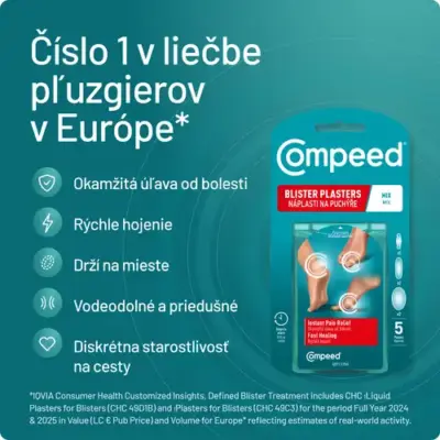 Compeed Náplasť na pľuzgiere MIX 5 ks – Obrázok 2