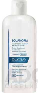 DUCRAY SQUANORM Šampón proti suchým lupinám 200 ml – Obrázok 2