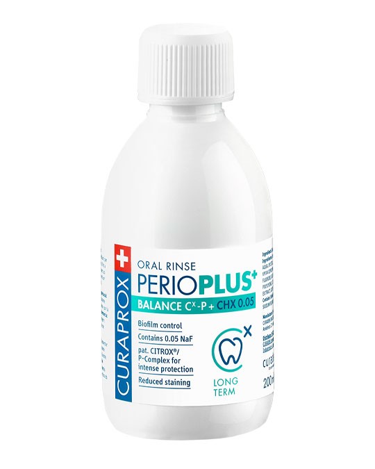 CURAPROX Perio Plus Balance CHX 0,05 % ústna voda 200 ml – Obrázok 2