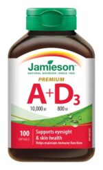 JAMIESON VITAMÍN A + D PREMIUM 100 kapsúl