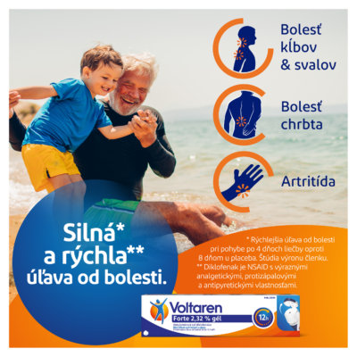 Voltaren Forte 2,32 % gél 180 g – Obrázok 3