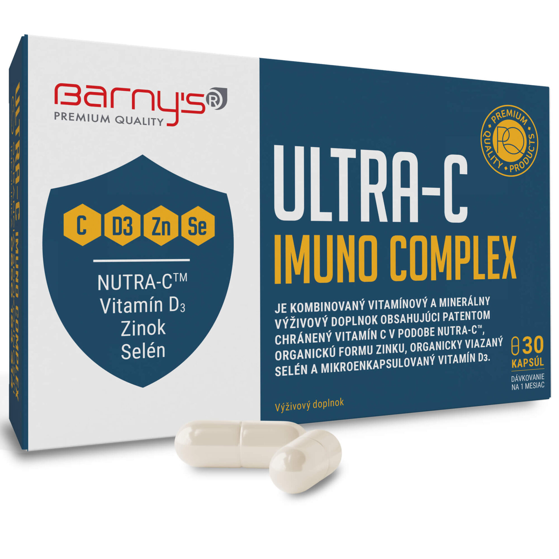 Barny′s® ULTRA-C IMUNO COMPLEX 30 kapsúl – Obrázok 1