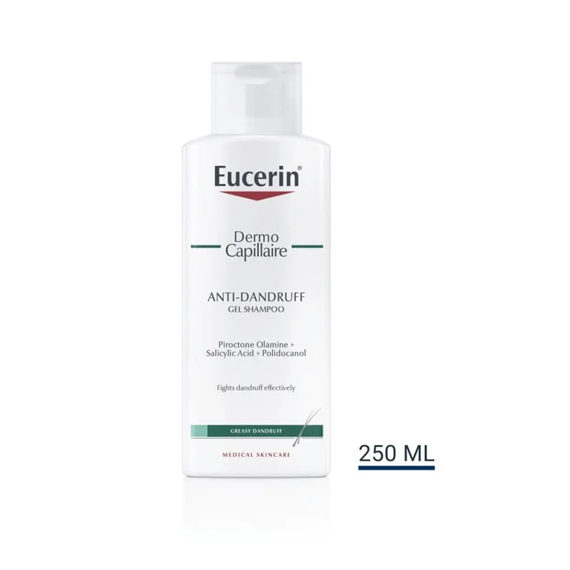 69af02c7a00745cca9293631b1c040b1-screen Eucerin DermoCapillaire Gélový šampón proti mastným lupinám 250 ml – Obrázok 1