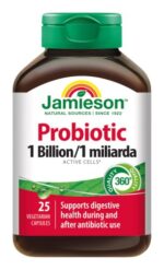 JAMIESON PROBIOTIC 1 MILIARDA zmes bakteriálnych kultúr - 5 kmeňov 25 kapsúl
