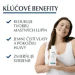 Eucerin DermoCapillaire Gélový šampón proti mastným lupinám 250 ml – Obrázok 3