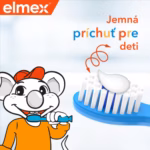 ELMEX DETSKÁ ZUBNÁ PASTA 2x50 ml – Obrázok 3