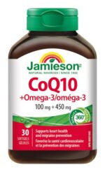 JAMIESON KOENZÝM Q10 s OMEGA-3 30 mäkkých kapsúl