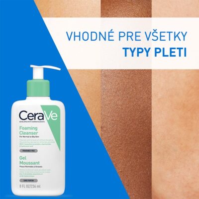 CeraVe Čistiaci penivý gél 236 ml – Obrázok 9
