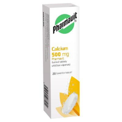 Pharmavit Calcium 500 mg 20 šumivých tabliet – Obrázok 2