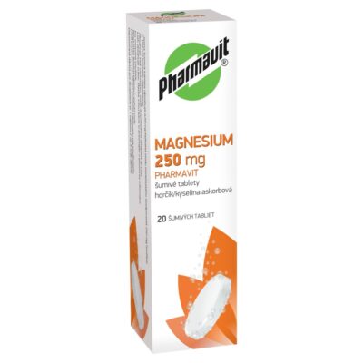 Pharmavit Magnesium 250 mg 20 šumivých tabliet – Obrázok 2