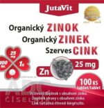JutaVit Organický Zinok 25 mg 100 tabliet