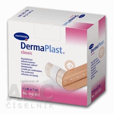 mh855t0_400x400 DERMAPLAST CLASSIC náplasť na rany z textilnej tkaniny (6cm x 5m) 1x1 ks – Obrázok 1