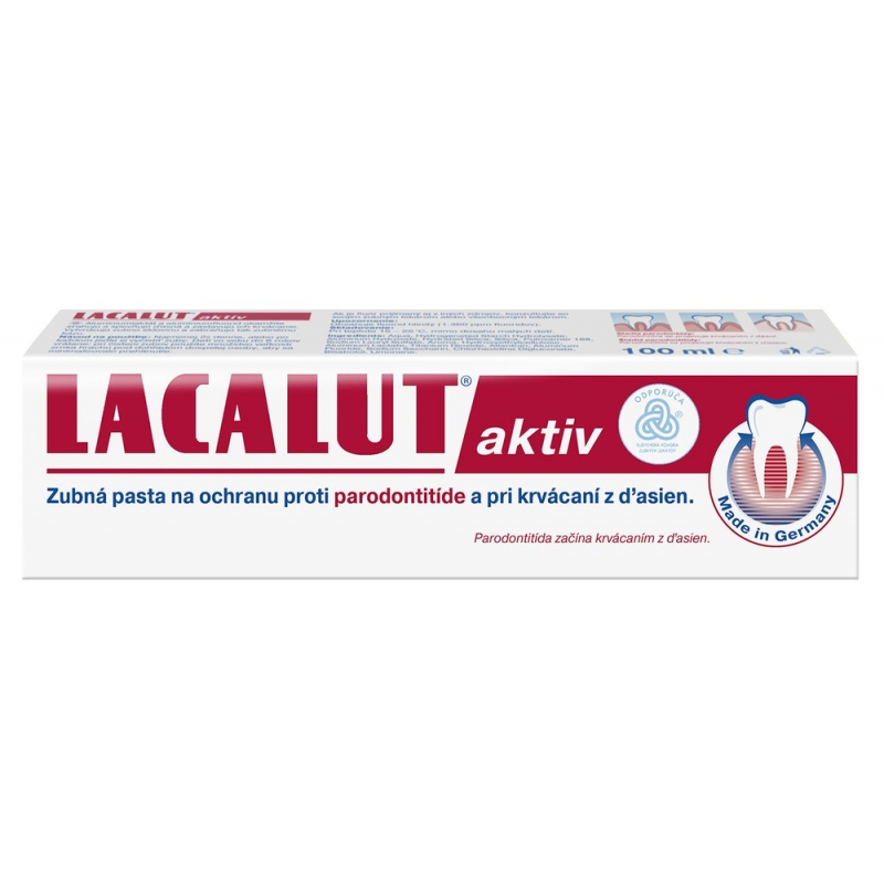 LACALUT aktiv zubná pasta 100 ml – Obrázok 1