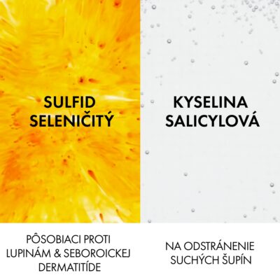 VICHY DERCOS Šampón proti lupinám na suché vlasy 200 ml – Obrázok 5