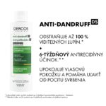 VICHY DERCOS Šampón proti lupinám na suché vlasy 200 ml – Obrázok 2