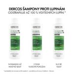 VICHY DERCOS Šampón proti lupinám na suché vlasy 200 ml – Obrázok 4