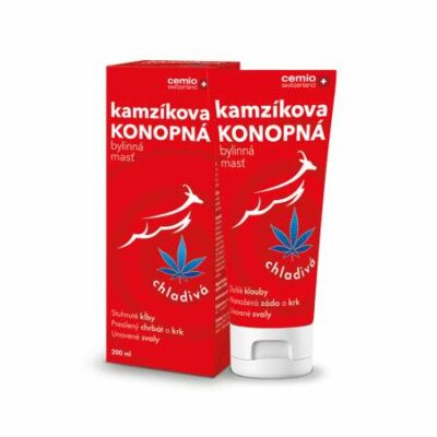 Cemio Kamzíkova konopná masť chladivá 200 ml