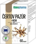 EDENPharma ČERTOV PAZÚR + MSM cps 1x60 ks – Obrázok 2