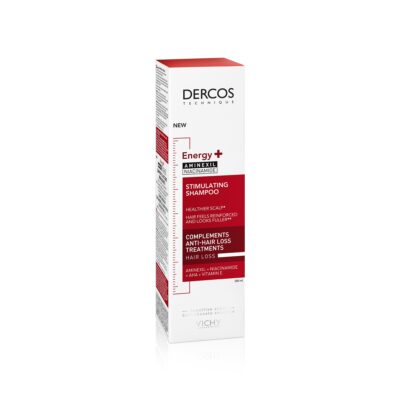 VICHY DERCOS ENERGY+ Stimulujúci šampón 200 ml – Obrázok 2