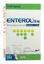 Enterol 250 mg kapsuly cps dur (fľ. skl.) 1x10 ks – Obrázok 2