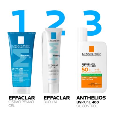 LA ROCHE-POSAY EFFACLAR čistiaci gél 200 ml – Obrázok 6