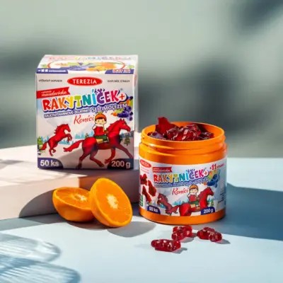 TEREZIA RAKYTNÍČEK+ želatínky so zemolezom KONÍKY 50 ks – Obrázok 2