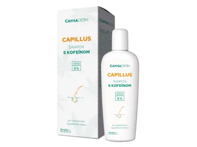 Cannaderm CAPILLUS šampón s kofeínom 150 ml – Obrázok 2