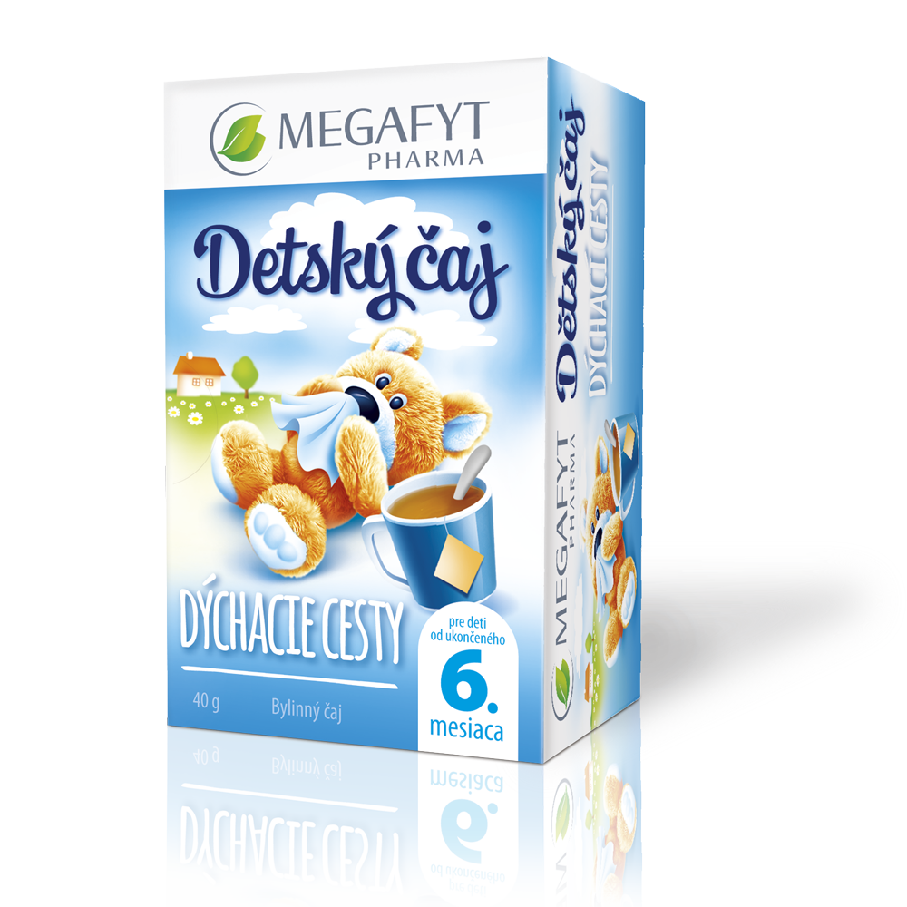 MEGAFYT Detský bylinný čaj DÝCHACIE CESTY 20x2 g – Obrázok 1
