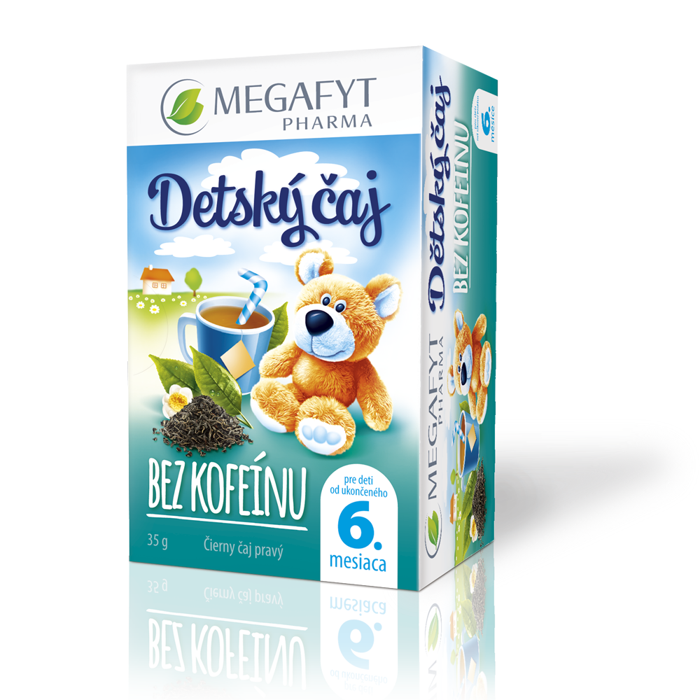 MEGAFYT Detský čaj BEZ KOFEÍNU čierny čaj 20x1,75 g – Obrázok 1