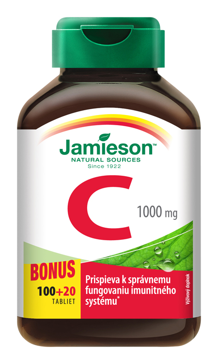 JAMIESON VITAMÍN C 1000 mg tbl 120 tabliet – Obrázok 1