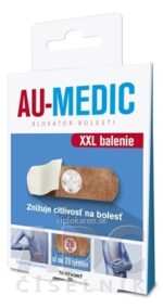 AU-MEDIC blokátor bolesti náplasti (crystal tape) 1x28 ks – Obrázok 2