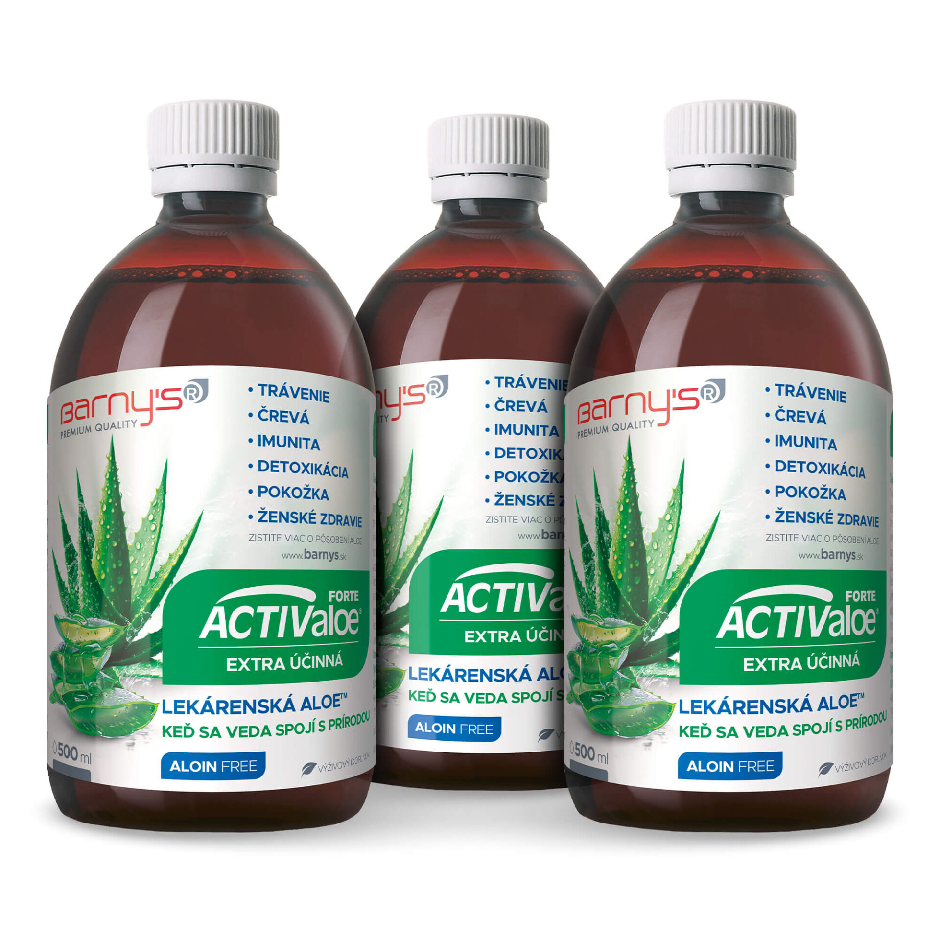 Barny′s® ACTIValoe FORTE 3x500 ml – Obrázok 3