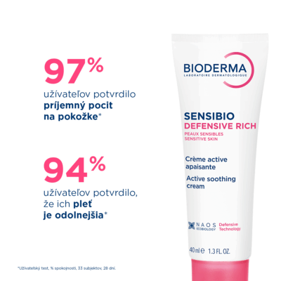 BIODERMA Sensibio Defensive rich výživný upokojujúci krém 40 ml – Obrázok 3