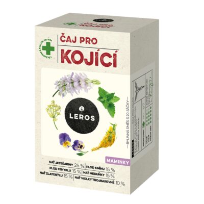 LEROS ČAJ PRE DOJČIACE MAMIČKY bylinný čaj 20 x 1,5 g