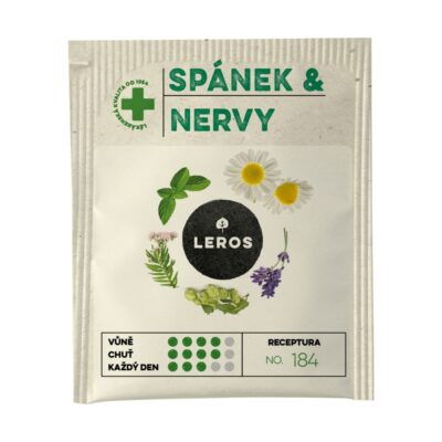LEROS SPÁNOK A NERVY nálevové vrecká 20 x 1,3 g – Obrázok 2